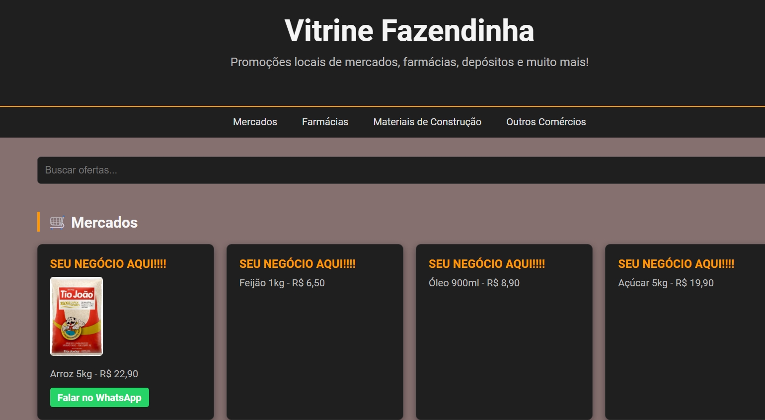 Tela Estatística Principal